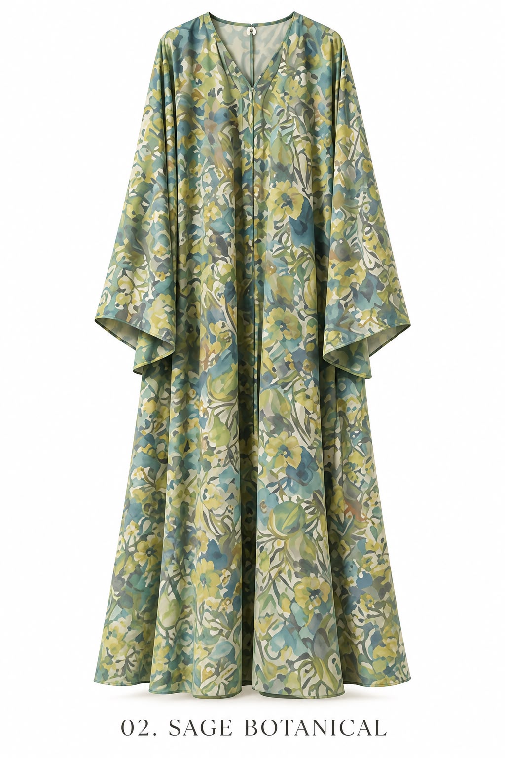Sage Botanical Abaya