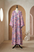 Mauve Floral Abaya