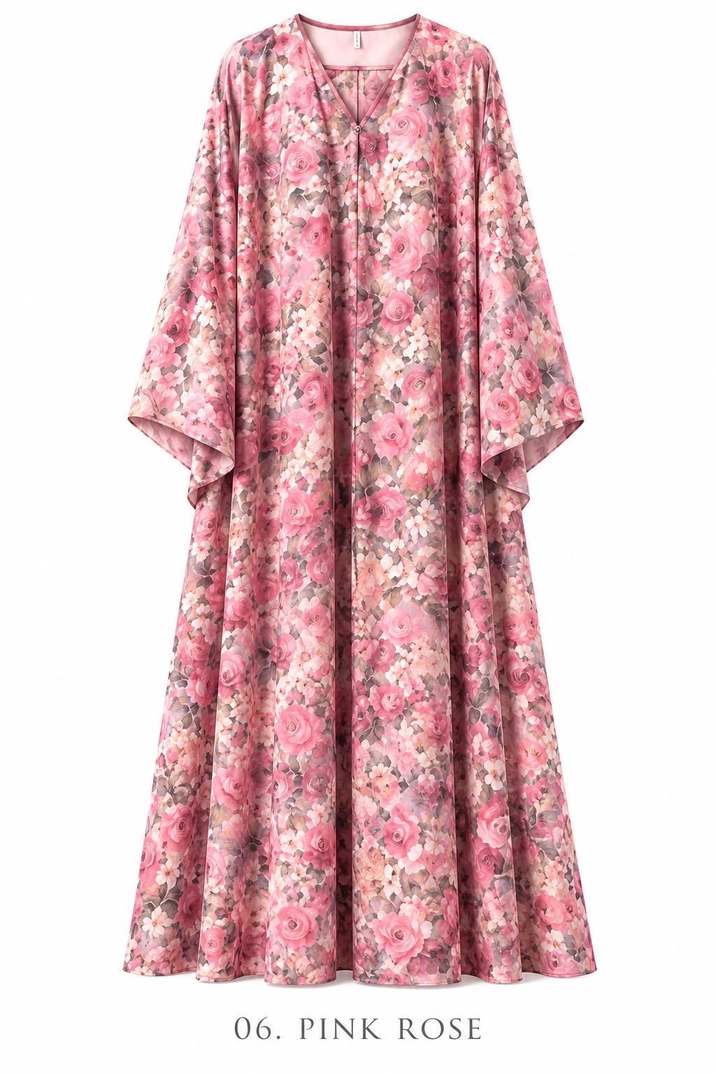 Pink Rose Abaya