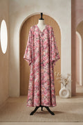 Pink Rose Abaya